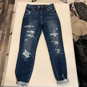 Dark blue American Eagle skinny jeans